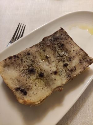 Lasagna alle cipolle at Il Lughino in Como