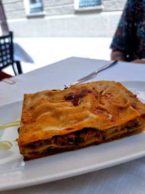 Lasagne at Il Lughino in Como