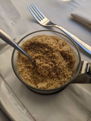 Vegan cheese. at Il Lughino in Como