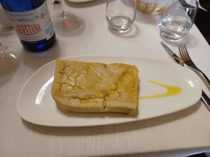 Lasagna Cavolo Cappuccio e Zafferano at Il Lughino in Como