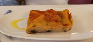 Lasagna at Il Lughino in Como