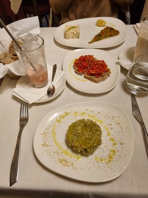 Starters at Il Lughino in Como