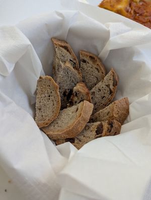 Bread basket at Il Lughino in Como