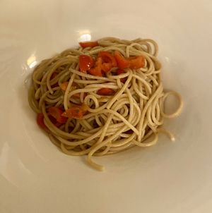 Spaghetti al grano saraceno at Il Lughino in Como