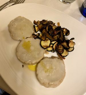 Seitan al limone e zucchine at Il Lughino in Como