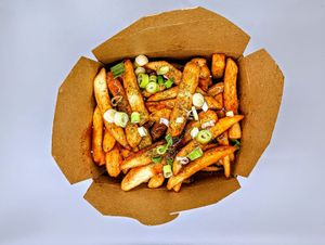 Gravy Chips at iGo Vegan in Birmingham