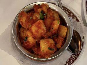 Kartoffel Curry  at Indian Palace in Mannheim