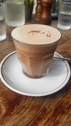 Dairy free hot chocolate at Espresso 96 in Concord