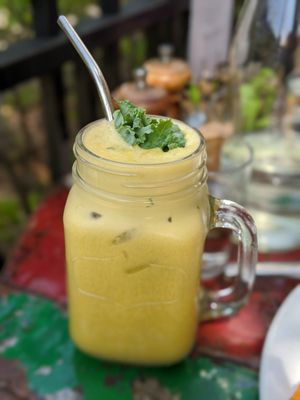 Kale juice at Espresso 96 in Concord