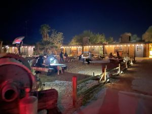 Outdoor had great ambiance  at Kitchen in the Desert in Twentynine Palms