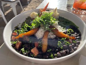 Vege platter  at Kitchen in the Desert in Twentynine Palms