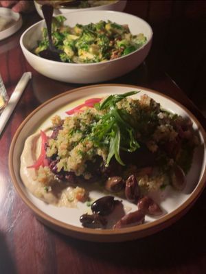 Falafel and Brussels   at Kitchen in the Desert in Twentynine Palms
