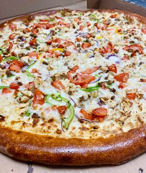 Vegan Chick’n Ranch at Pizza Presto in Pico Rivera