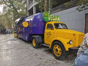  at Vegan Burger in Esfahan