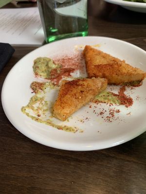 fried tofu  at Gertrude's in Phoenix