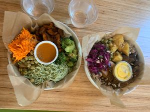 Custom bowls yummmm at Seedbol Kitchen in Rehoboth Beach