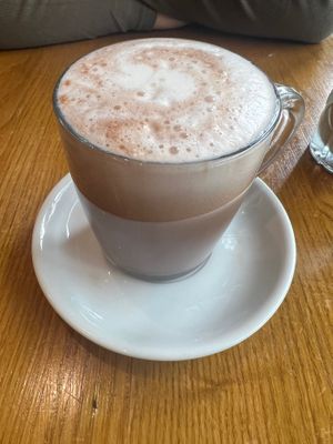 Cacao hot chocolate  at Vibes Cafe in South West London