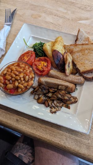 . at Vibes Cafe in South West London