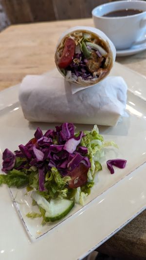 Falafel Wrap at Vibes Cafe in South West London