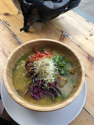 Soup at Vibes Cafe in South West London