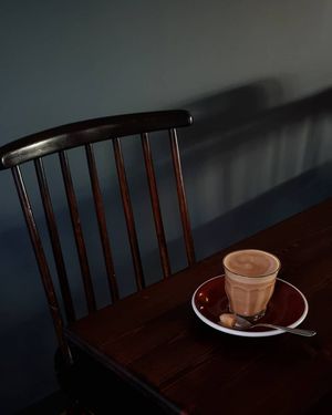 Oatly Piccolo  at White Post Cafe in Wellington