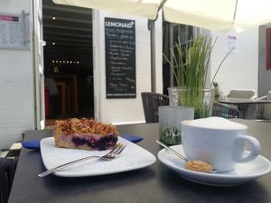 Homemade cake at Pasta Passion & Pane in Herdecke