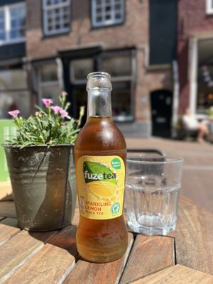 Fuze Tea Sparkling   at Crêpeaffaire in Haarlem