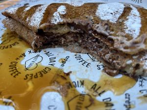 Crêpes Cocobanana 🍌🥥🍫  at Crêpeaffaire in Haarlem