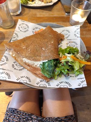 Super vegans at Crêpeaffaire in Haarlem