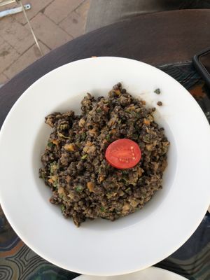 Beluga lentil salad (6€)  at Flora & Fauna in Stuttgart