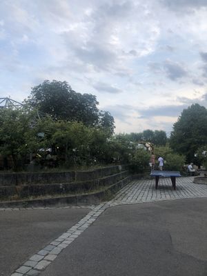 outside (table tennis available )  at Flora & Fauna in Stuttgart