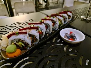 Vegan sushi at Kyoto Cafe in Ringwood