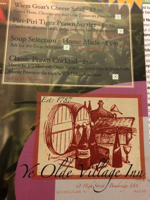 Logo at The Olde Village Inn in Bembridge