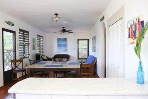 Living room at Casa Bianca in Rincon
