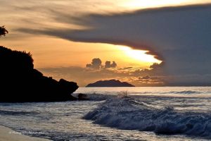 Beach a few steps away at Casa Bianca in Rincon