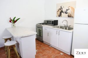 Kitchen  at Casa Bianca in Rincon