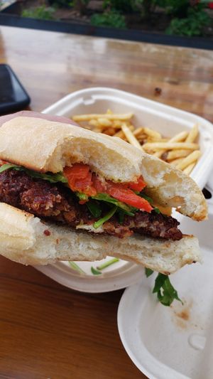 Farm Burger at Farmacy in Bozeman