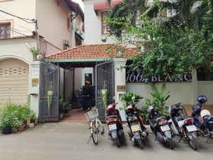 Front gate at L'Herbanyste in Ho Chi Minh City