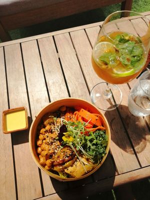 Buddha bowl at L'Herbanyste in Ho Chi Minh City