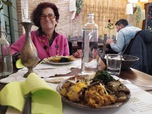 Vegan lunch at Genoa Vegan Tours in Genoa