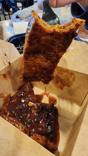 Bbq jackfruit ribs at I-tal Garden in New Orleans