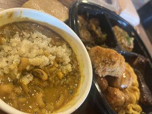 Black eyed peas   at I-tal Garden in New Orleans