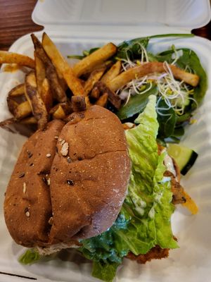 Filet-O Mushroom menu at I-tal Garden in New Orleans