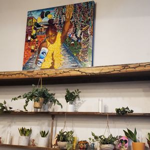 Beautiful art at I-tal Garden in New Orleans