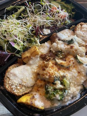 Great fresh salad really hit the spot.   at I-tal Garden in New Orleans