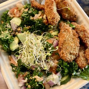 Hell Yea Kale Yea Salad #Veganuary at I-tal Garden in New Orleans