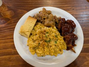 Mac plate at I-tal Garden in New Orleans