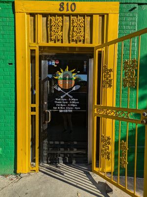 Entrance at I-tal Garden in New Orleans