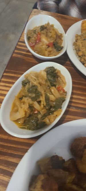 Creole greens at I-tal Garden in New Orleans