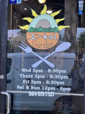   at I-tal Garden in New Orleans